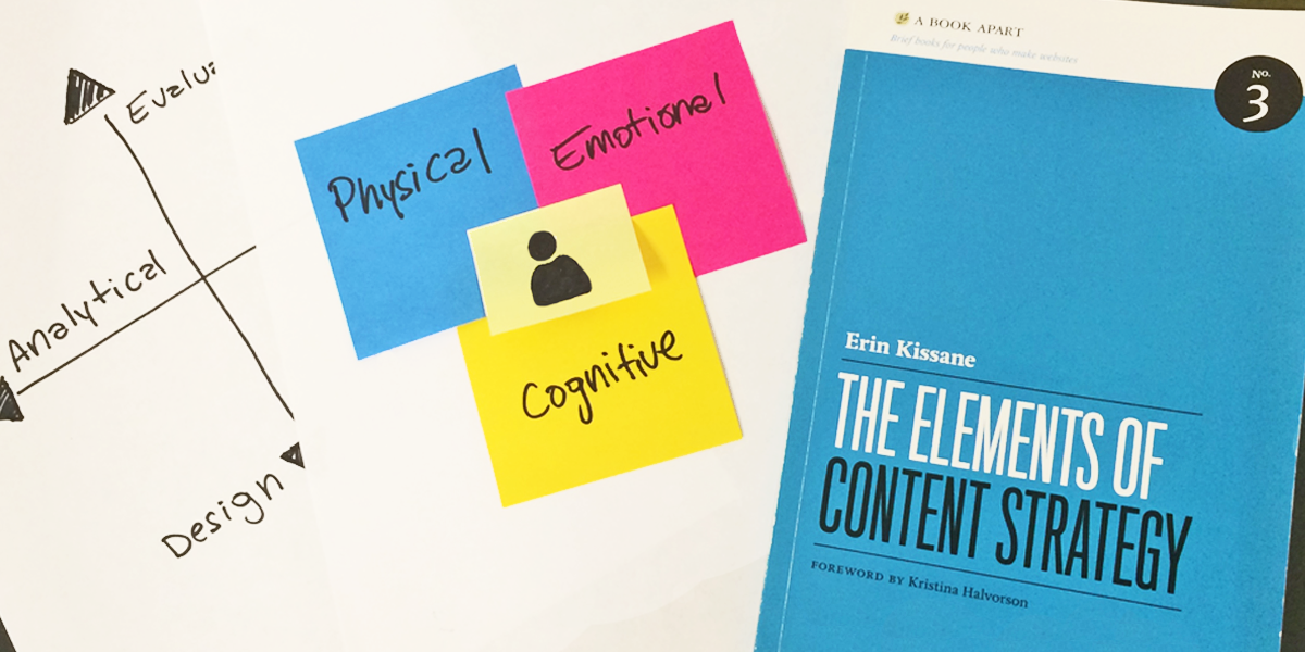 Using The Elements of Content Strategy to build curriculum