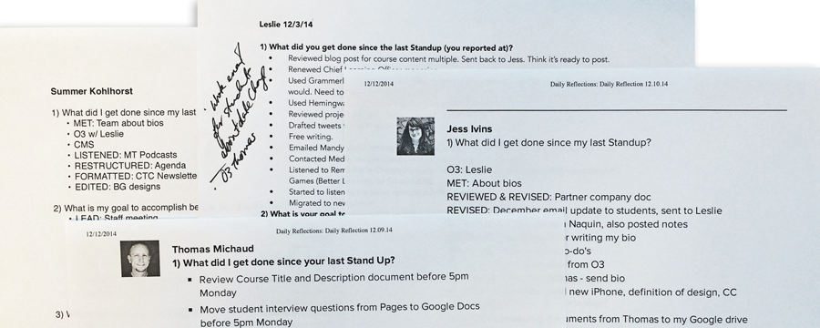 Stand-ups as learning opportunities: The fifth question